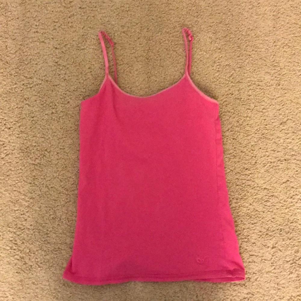 Justice dark pink tank top